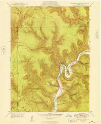 Download a high-resolution, GPS-compatible USGS topo map for Hammersley Fork, PA (1948 edition)