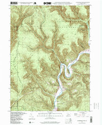 Download a high-resolution, GPS-compatible USGS topo map for Hammersley Fork, PA (1999 edition)