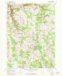 preview thumbnail of historical topo map of Erie County, PA in 1960