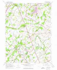 Download a high-resolution, GPS-compatible USGS topo map for Hampton, PA (1975 edition)