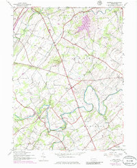 Download a high-resolution, GPS-compatible USGS topo map for Hampton, PA (1986 edition)