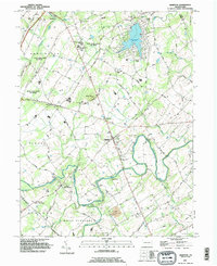 Download a high-resolution, GPS-compatible USGS topo map for Hampton, PA (1995 edition)