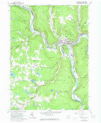 Download a high-resolution, GPS-compatible USGS topo map for Hancock, PA (1974 edition)