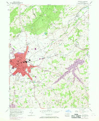 Download a high-resolution, GPS-compatible USGS topo map for Hanover, PA (1969 edition)