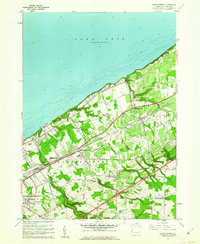 Download a high-resolution, GPS-compatible USGS topo map for Harborcreek, PA (1962 edition)