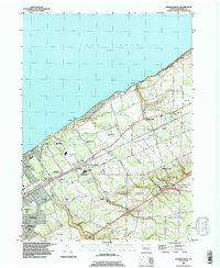 preview thumbnail of historical topo map of Erie County, PA in 1996