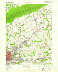 Download a high-resolution, GPS-compatible USGS topo map for Harrisburg East, PA (1960 edition)