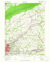 Download a high-resolution, GPS-compatible USGS topo map for Harrisburg East, PA (1965 edition)