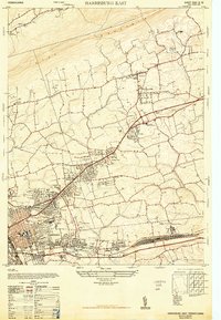 Download a high-resolution, GPS-compatible USGS topo map for Harrisburg East, PA (1947 edition)