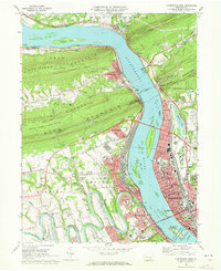 Download a high-resolution, GPS-compatible USGS topo map for Harrisburg West, PA (1972 edition)