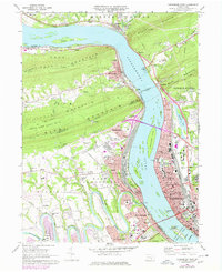 Download a high-resolution, GPS-compatible USGS topo map for Harrisburg West, PA (1977 edition)