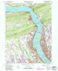 Download a high-resolution, GPS-compatible USGS topo map for Harrisburg West, PA (1987 edition)