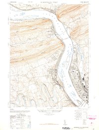 Download a high-resolution, GPS-compatible USGS topo map for Harrisburg West, PA (1947 edition)