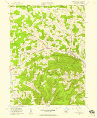 preview thumbnail of historical topo map of Potter County, PA in 1957