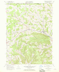 Download a high-resolution, GPS-compatible USGS topo map for Harrison Valley, PA (1968 edition)