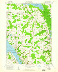 1959 Map of Hartstown, 1960 Print