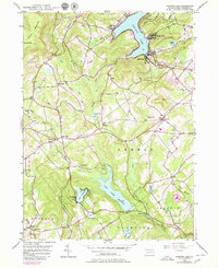 Download a high-resolution, GPS-compatible USGS topo map for Harveys Lake, PA (1979 edition)