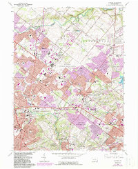 Download a high-resolution, GPS-compatible USGS topo map for Hatboro, PA (1983 edition)