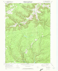 Download a high-resolution, GPS-compatible USGS topo map for Hazel Hurst, PA (1972 edition)