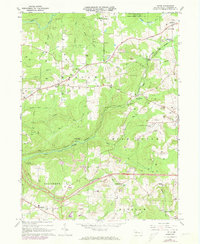 Download a high-resolution, GPS-compatible USGS topo map for Hazen, PA (1973 edition)