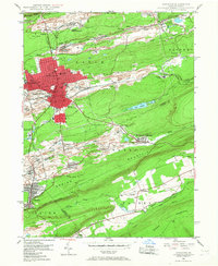 preview thumbnail of historical topo map of Hazleton, PA in 1947