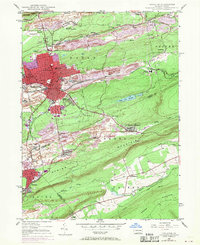 Download a high-resolution, GPS-compatible USGS topo map for Hazleton, PA (1970 edition)