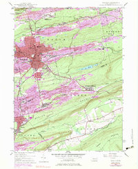 preview thumbnail of historical topo map of Hazleton, PA in 1947