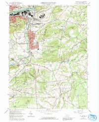 Download a high-resolution, GPS-compatible USGS topo map for Hellertown, PA (1992 edition)