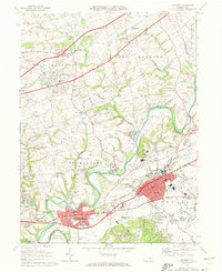 Download a high-resolution, GPS-compatible USGS topo map for Hershey, PA (1972 edition)
