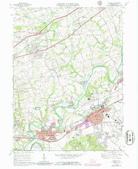 Download a high-resolution, GPS-compatible USGS topo map for Hershey, PA (1986 edition)