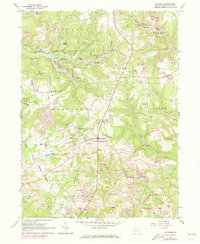 preview thumbnail of historical topo map of Butler County, PA in 1963