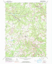 preview thumbnail of historical topo map of Butler County, PA in 1963