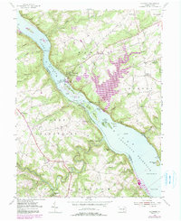 Download a high-resolution, GPS-compatible USGS topo map for Holtwood, PA (1990 edition)
