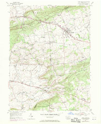 Download a high-resolution, GPS-compatible USGS topo map for Honey Brook, PA (1971 edition)