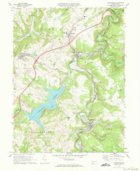 Download a high-resolution, GPS-compatible USGS topo map for Hooversville, PA (1973 edition)