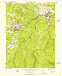 Download a high-resolution, GPS-compatible USGS topo map for Houtzdale, PA (1956 edition)