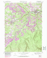 Download a high-resolution, GPS-compatible USGS topo map for Houtzdale, PA (1988 edition)