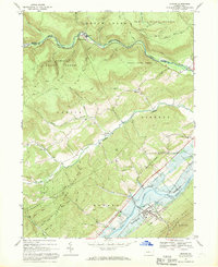 Download a high-resolution, GPS-compatible USGS topo map for Howard, PA (1969 edition)