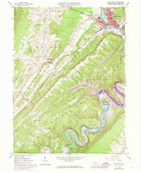 Download a high-resolution, GPS-compatible USGS topo map for Huntingdon, PA (1973 edition)