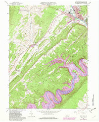 Download a high-resolution, GPS-compatible USGS topo map for Huntingdon, PA (1982 edition)