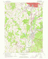 Download a high-resolution, GPS-compatible USGS topo map for Indiana, PA (1973 edition)