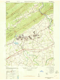 Download a high-resolution, GPS-compatible USGS topo map for Indiantown Gap, PA (1947 edition)