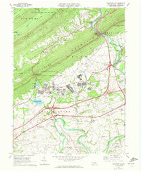 Download a high-resolution, GPS-compatible USGS topo map for Indiantown Gap, PA (1972 edition)
