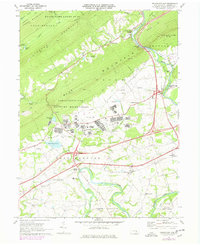 Download a high-resolution, GPS-compatible USGS topo map for Indiantown Gap, PA (1977 edition)