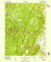 Download a high-resolution, GPS-compatible USGS topo map for Iron Springs, PA (1954 edition)