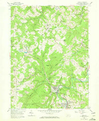 Download a high-resolution, GPS-compatible USGS topo map for Irvona, PA (1970 edition)