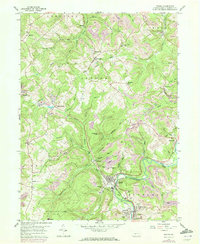 Download a high-resolution, GPS-compatible USGS topo map for Irvona, PA (1972 edition)