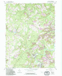 Download a high-resolution, GPS-compatible USGS topo map for Irvona, PA (1994 edition)