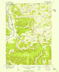 Download a high-resolution, GPS-compatible USGS topo map for Jackson Summit, PA (1956 edition)