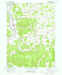 Download a high-resolution, GPS-compatible USGS topo map for Jackson Summit, PA (1977 edition)